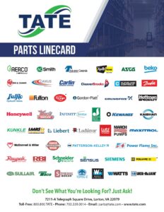 Tate Parts Full Product Linecard